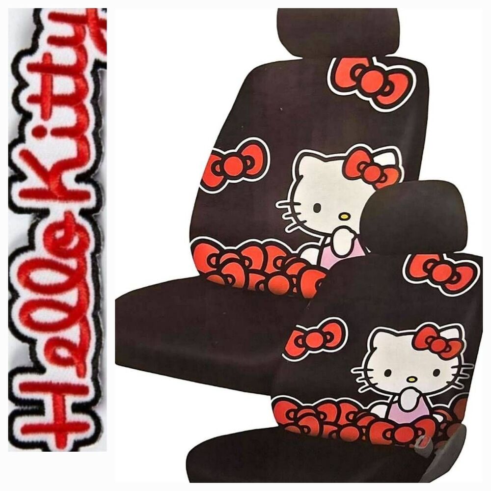 Hello Kitty Set‎ of 2 Car Seat Covers